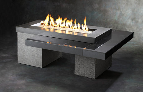 Uptown Linear Gas Fire Pit Table