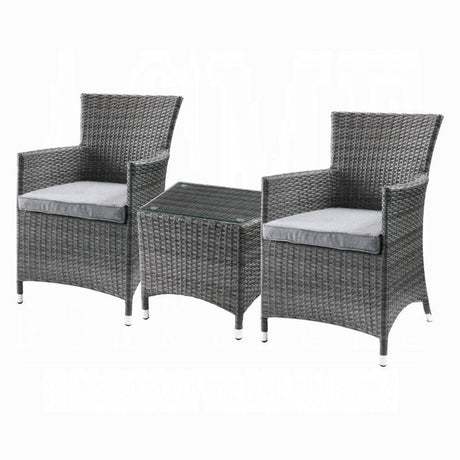 Acme Furniture Tashelle 3PC Pack Patio Bistro Set - Viva Alfresco