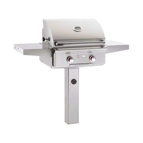 AOG 24 - Inch T - Series In - Ground Post & Pedestal Base Gas Grill - Viva Alfresco