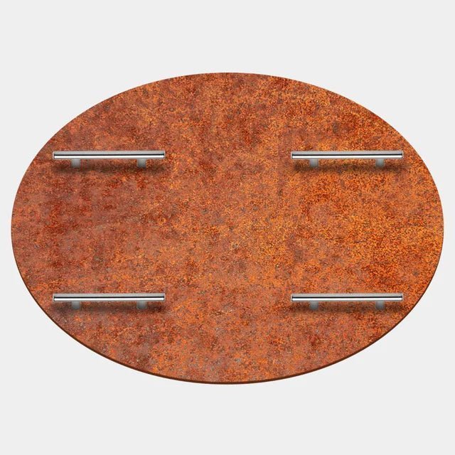 Arteflame 40 Corten Steel Fire Pit Cover - Heavy Duty Protection - Viva Alfresco