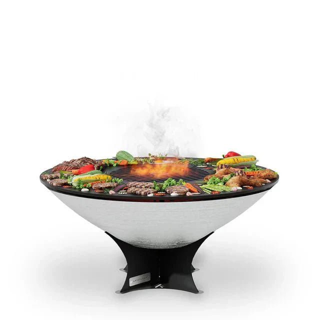 Arteflame 40" Platinum Edition Fire Pit With Cooktop - Viva Alfresco