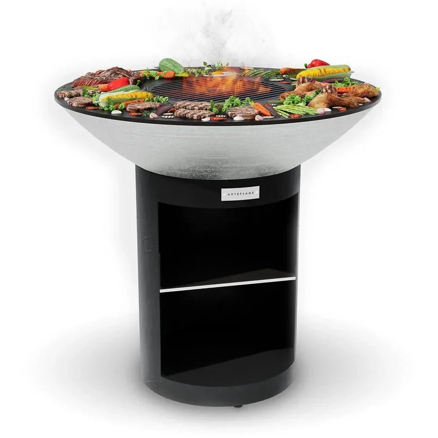 Arteflame XXL 40" Platinum Edition Grill - Classic Storage Base - Viva Alfresco