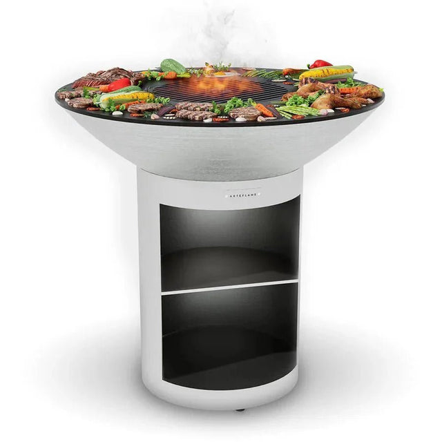 Arteflame XXL 40" Platinum Edition Grill - Classic Storage Base - Viva Alfresco