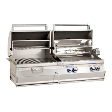 Aurora A830i Gas/Charcoal Combo Built - In Grill - Viva Alfresco