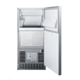 Bull Outdoor Rated 15" Stainless Steel Commercial Ice Maker - Viva Alfresco