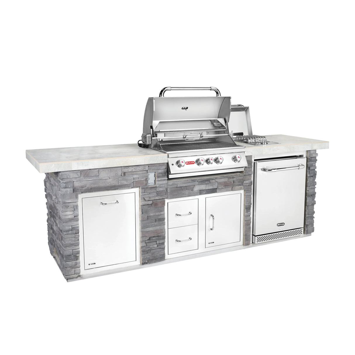 Bull Premier Q Outdoor Kitchen Island & Grill - Viva Alfresco