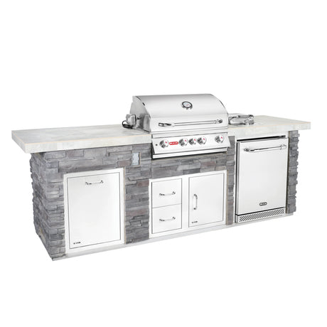 Bull Premier Q Outdoor Kitchen Island & Grill - Viva Alfresco