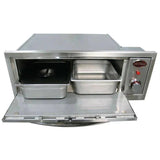 Cal Flame 2 in 1 Oven Built In Steel Warmer & Pizza Oven BBQ14967E - Viva Alfresco