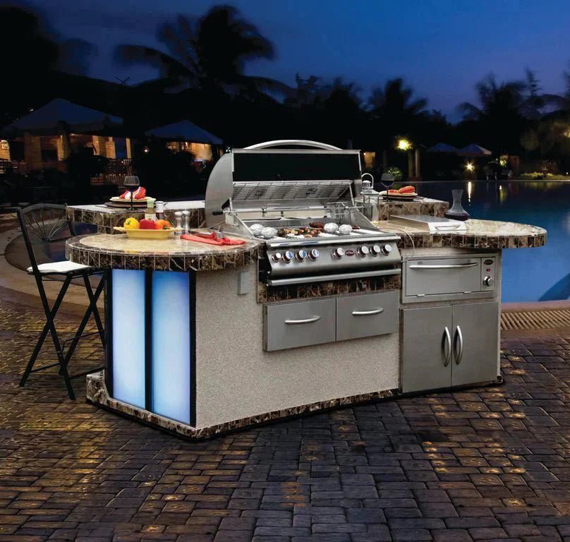 Cal Flame 2 in 1 Oven Built In Steel Warmer & Pizza Oven BBQ14967E - Viva Alfresco