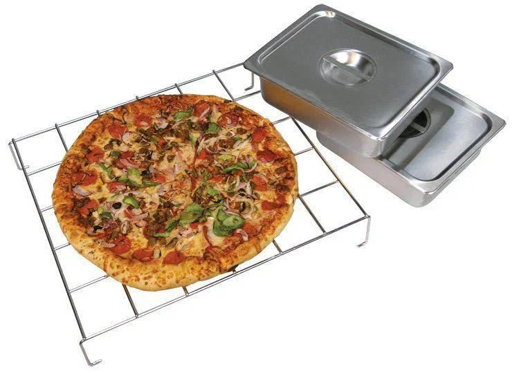 Cal Flame 2 in 1 Oven Built In Steel Warmer & Pizza Oven BBQ14967E - Viva Alfresco