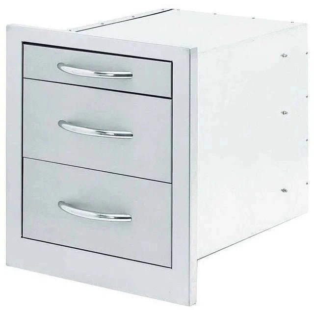 Cal Flame 3 Drawer Wide Storage BBQ08866 - Viva Alfresco