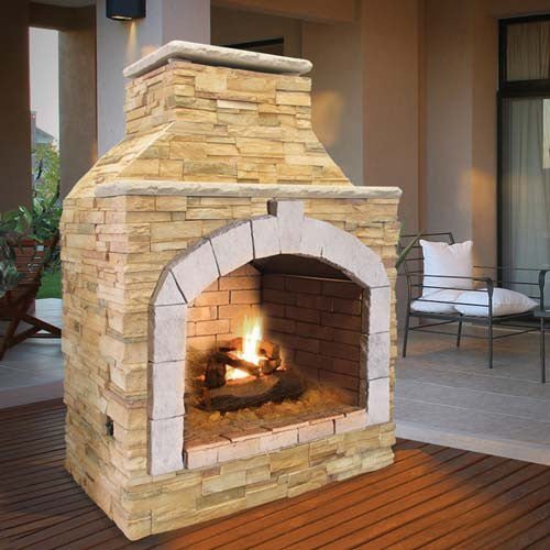 Cal Flame 48 inch Outdoor Fireplace FRP - 909 - 1 - Viva Alfresco