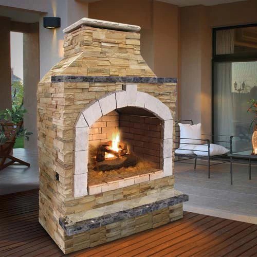 Cal Flame 48 inch Outdoor Fireplace FRP - 909 - 2 - Viva Alfresco