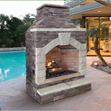 Cal Flame 48 inch Outdoor Fireplace FRP - 909 - 2 - Viva Alfresco