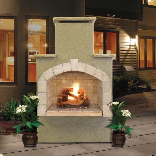 Cal Flame 78 inch Outdoor Fireplace FRP - 908 - 1 - Viva Alfresco