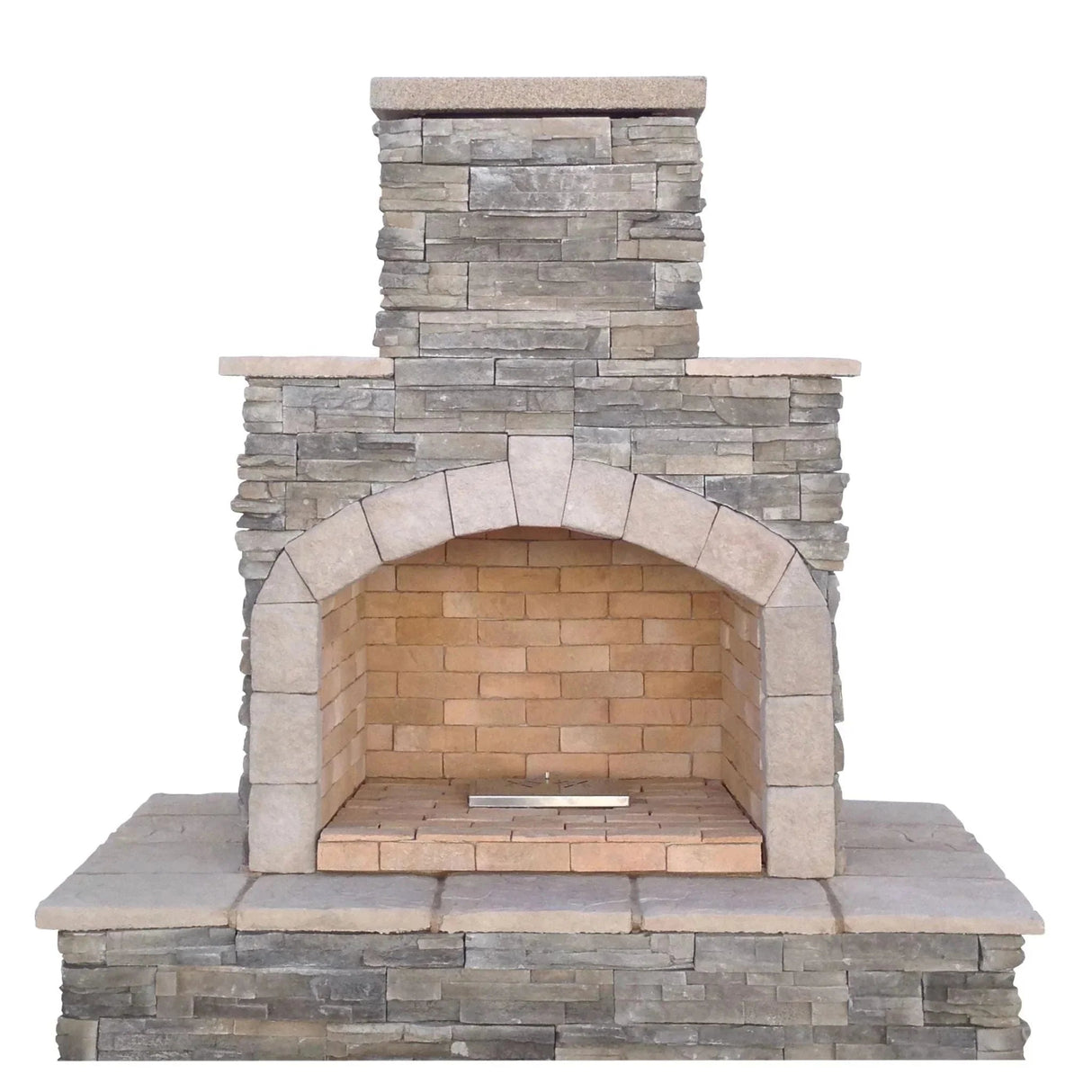 Cal Flame 78 inch Outdoor Fireplace FRP - 908 - 3 - Viva Alfresco