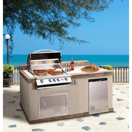 Cal Flame Customizable 6 Foot BBQ Island Pavilion PV6004 - Viva Alfresco