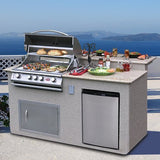 Cal Flame Customizable 6 Foot BBQ Island Pavilion PV6016 - Viva Alfresco