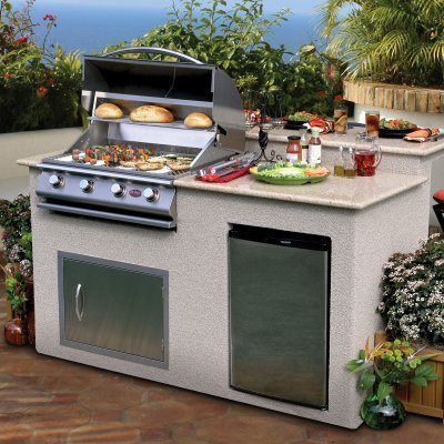 Cal Flame Customizable 6 Foot BBQ Island Pavilion PV6016 - Viva Alfresco