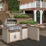 Cal Flame Outdoor BBQ Island LBK - 830 R/L - Viva Alfresco