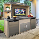 Cal Flame Outdoor Entertainment Center ODC - 1 Paradise - Viva Alfresco