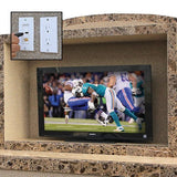 Cal Flame Outdoor Entertainment Center ODC - 2 Crystal - Viva Alfresco