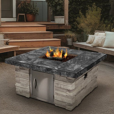 Cal Flame Outdoor Fire pit 48 inch FPT - S301M - Viva Alfresco