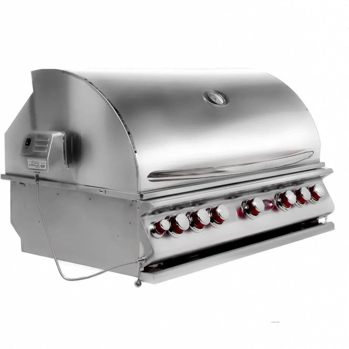 Cal Flame P5 40 Inch 5 Burner Gas Convection Grill with Rotisserie, Griddle BBQ18875CP - Viva Alfresco