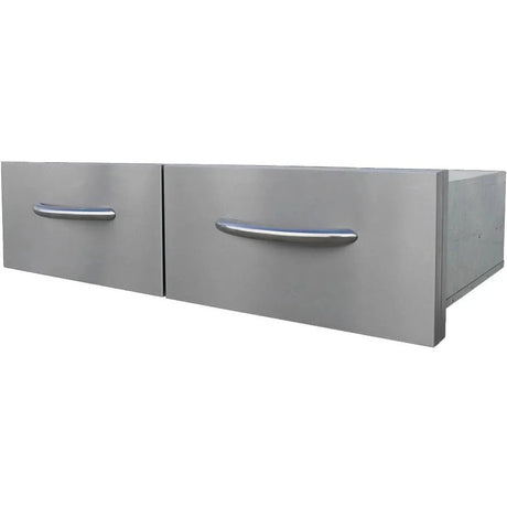 Cal Flame Side by Side Double Access Drawers 39 inch BBQ08867 - Viva Alfresco