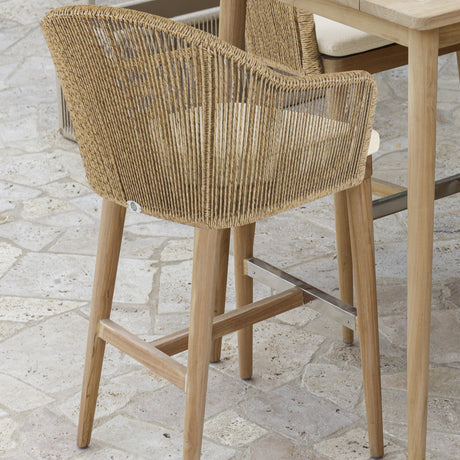 Calixto Barstool with Sunbrella Cushion - Viva Alfresco