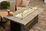 Cedar Ridge Linear Gas Fire Pit Table - Viva Alfresco