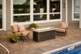 Cedar Ridge Linear Gas Fire Pit Table - Viva Alfresco