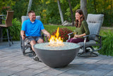 Cove Edge Round Gas Fire Pit Bowl 42" - Viva Alfresco