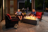 Cove Linear Gas Fire Pit Table - Viva Alfresco