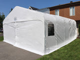 Deluxe Double Car Shelter 20′ x 20′ - Viva Alfresco