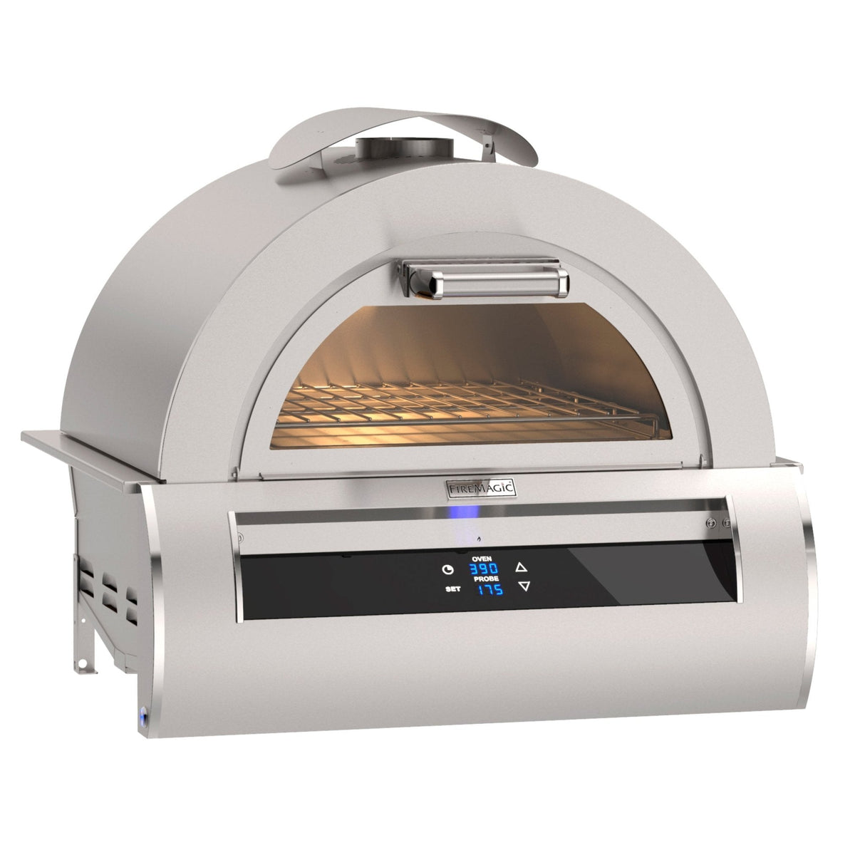 Echelon Built - In Pizza Oven with Black Glass - Viva Alfresco