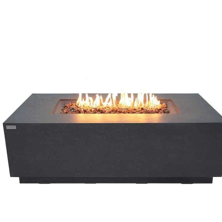 Elementi Andes Fire Table with Internal Propane Tank Holder - Viva Alfresco