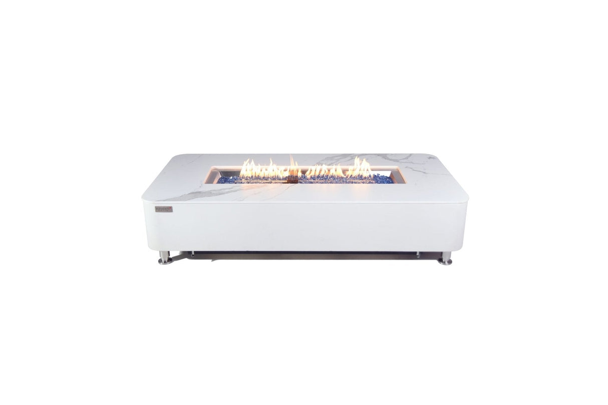 Elementi Athens & Valencia Porcelain Fire Table - Viva Alfresco