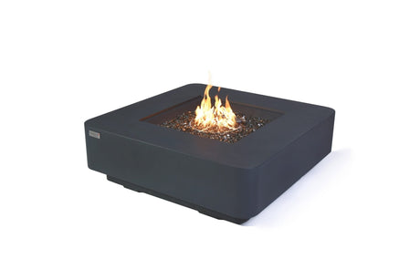 Elementi Bergamo & Lucerne Square Rounded Corner Fire Table - Viva Alfresco