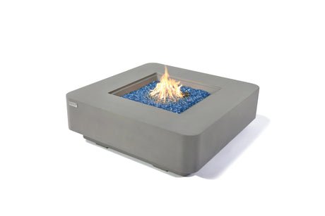 Elementi Bergamo & Lucerne Square Rounded Corner Fire Table - Viva Alfresco