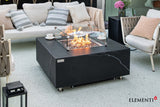 Elementi Bianco & Sofia Porcelain Fire Table - Viva Alfresco