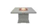 Elementi Birmingham Fire Pit Dining Table - Light Gray - Viva Alfresco