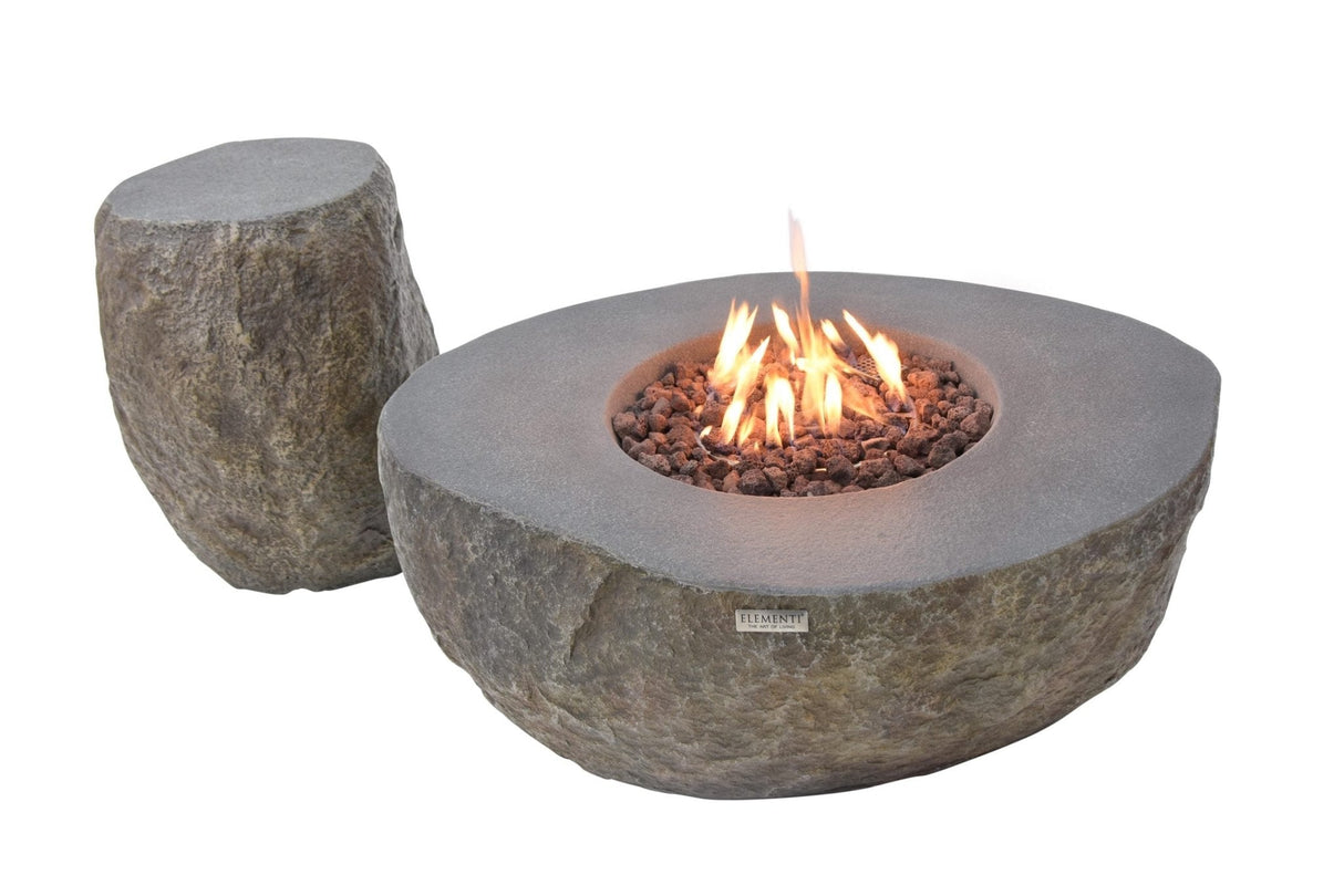 Elementi Boulder Fire Table - Viva Alfresco