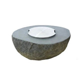 Elementi Boulder Fire Table Stainless Steel Lid - Viva Alfresco