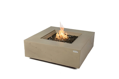 Elementi Capertee & Roraima & Uluru Square Sandstone Fire Table - Grand Alfresco