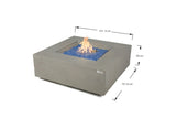 Elementi Capertee & Roraima & Uluru Square Sandstone Fire Table - Viva Alfresco