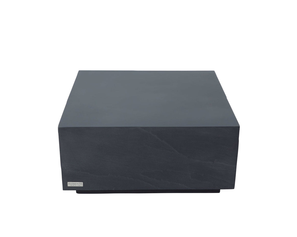 Elementi Colorad 33.9" Square Concrete Coffee Table - Viva Alfresco