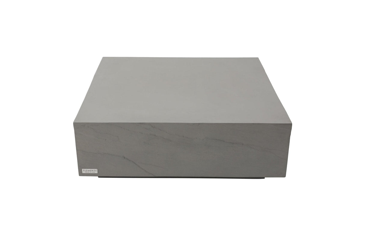 Elementi Colorad 40" Square Concrete Coffee Table - Viva Alfresco