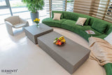 Elementi Colorad L60" Rectangular Concrete Coffee Table - Viva Alfresco