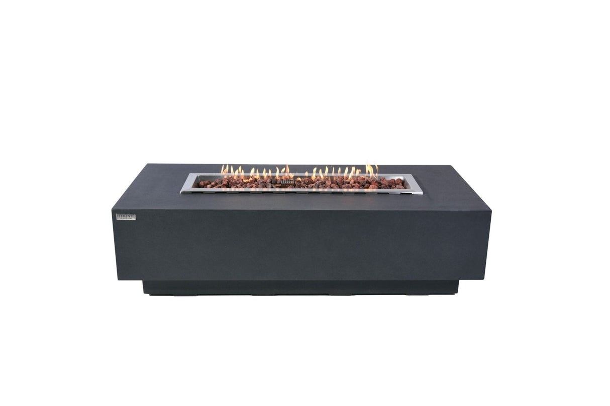 Elementi Granville Fire Table - Dark Gray - Viva Alfresco